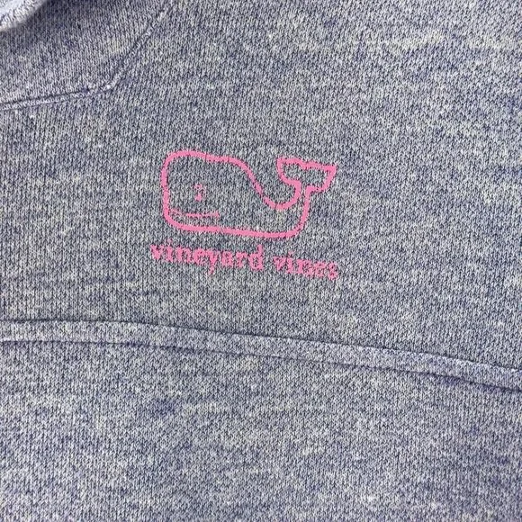 Vineyard Vines Sweater Pullover Cowl Neck Long Sleeve Womens Medium Purple Logo - Picture 4 of 12